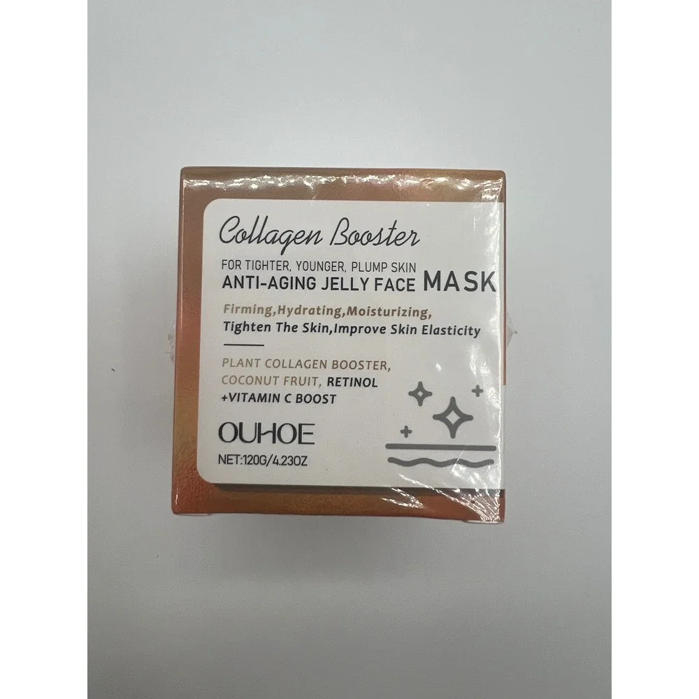 OUHOE Collagen Booster Anti-Aging Jelly Face Mask 120g Retinol Vitamin C Boost